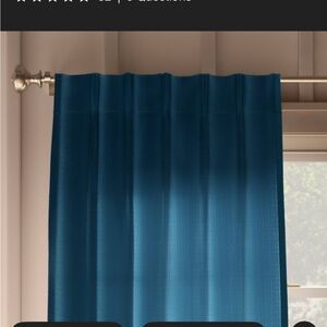 6 Threshold Deep Teal Curtain Panel